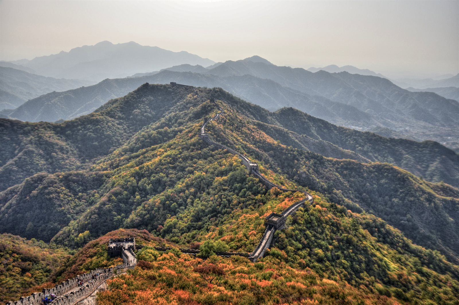 Great Wall Of China At Mutianyu