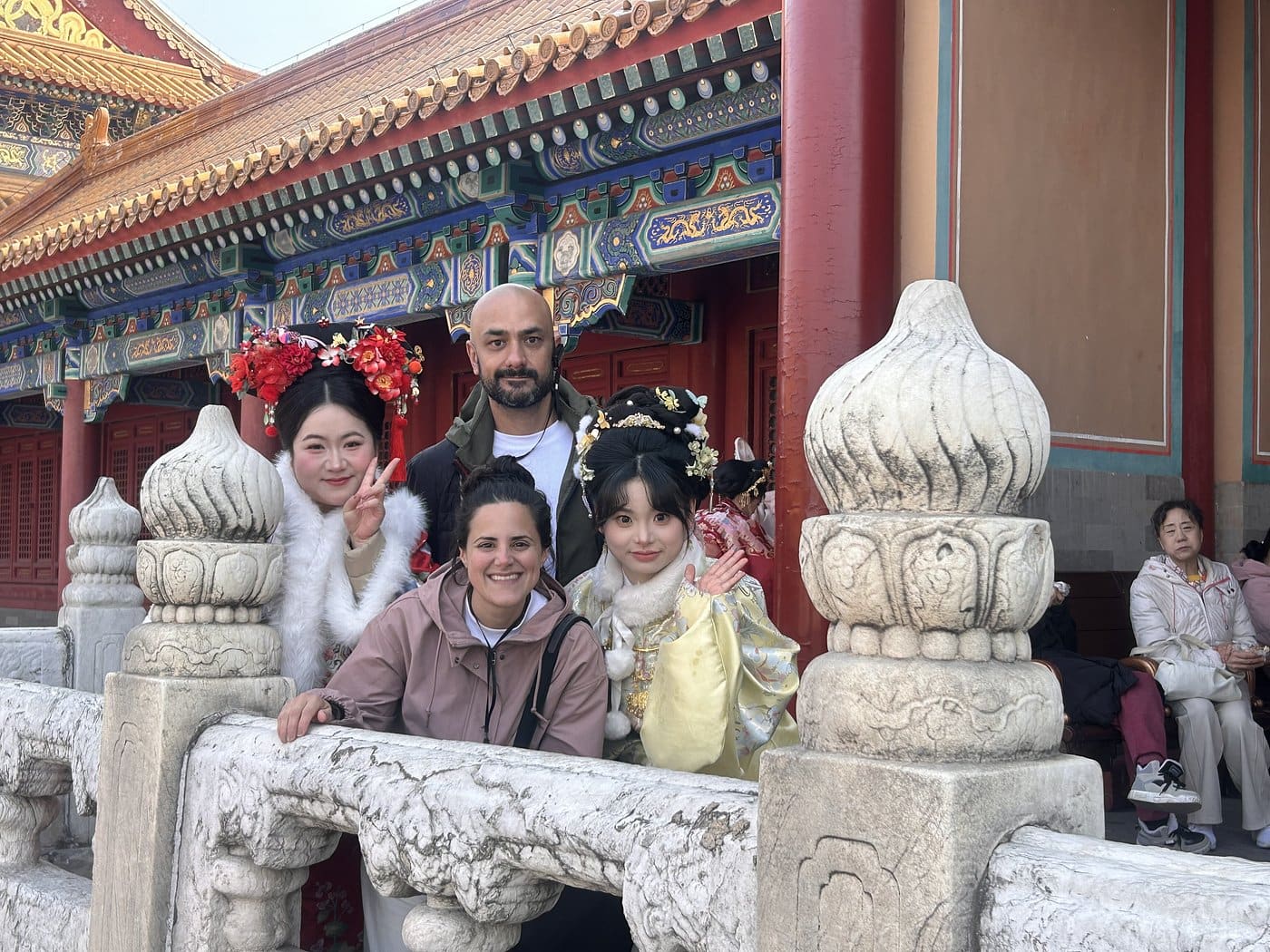 Travellers on the Great Wall