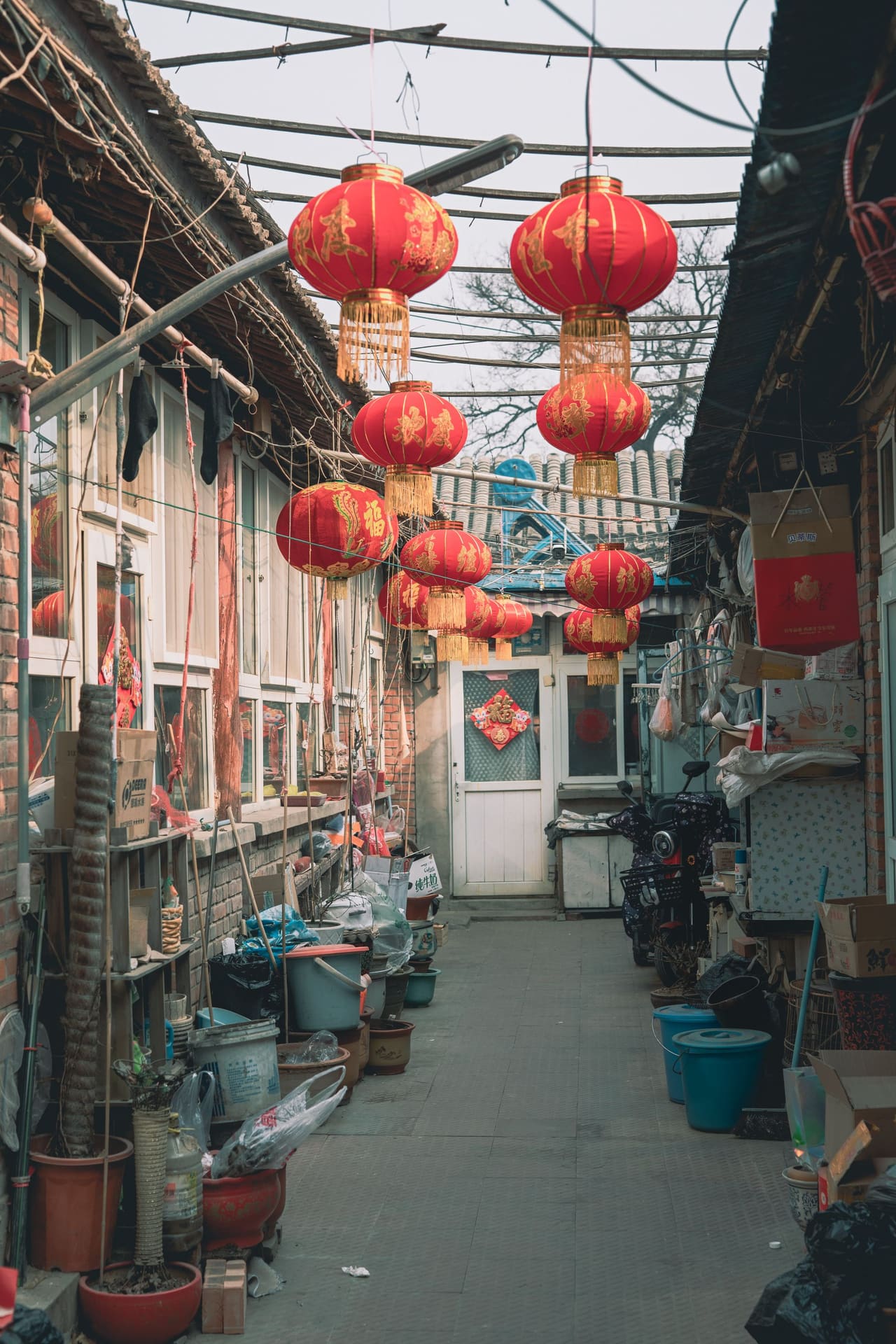 Beijing hutong neighbourhood