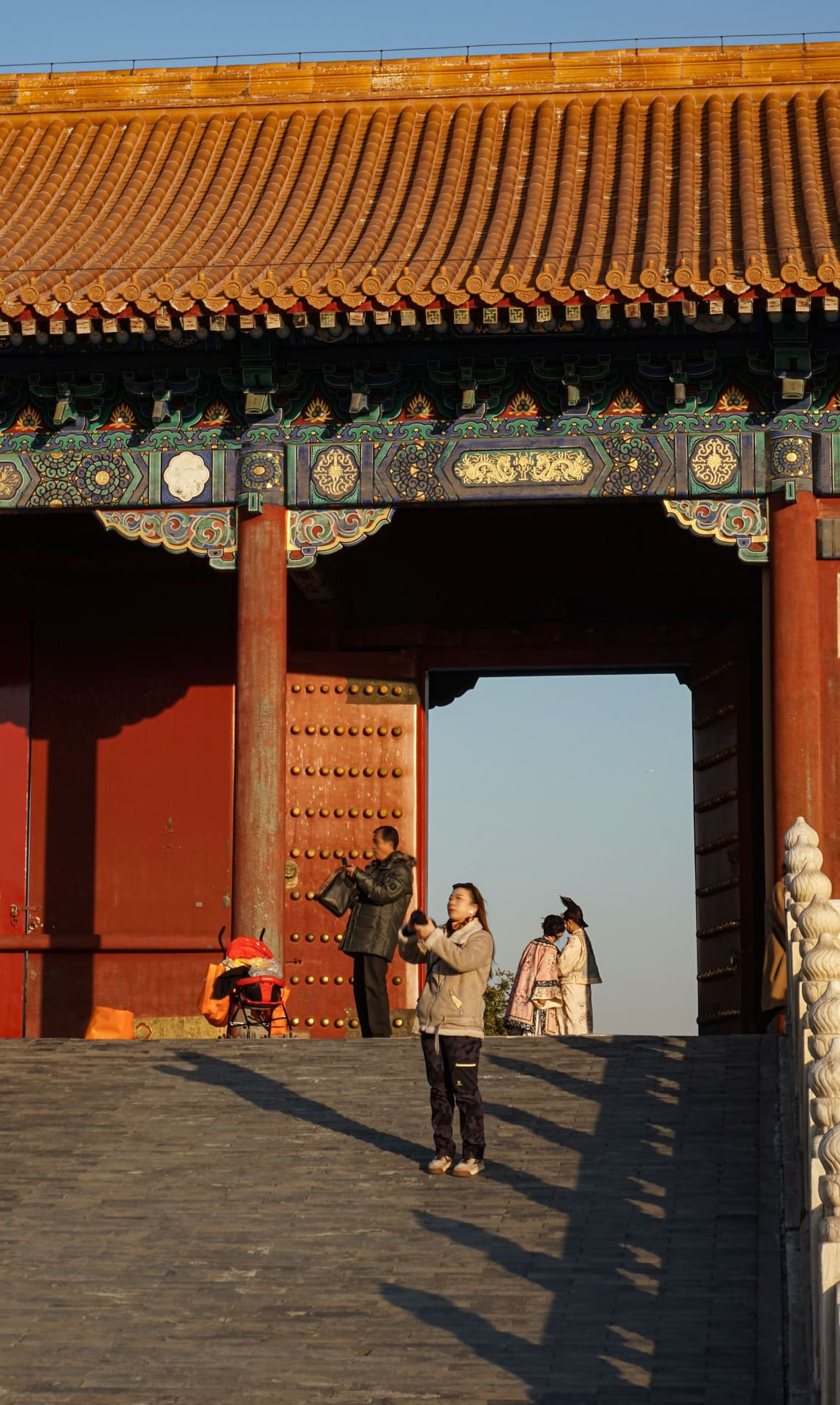 Forbidden City architecture in Beijing